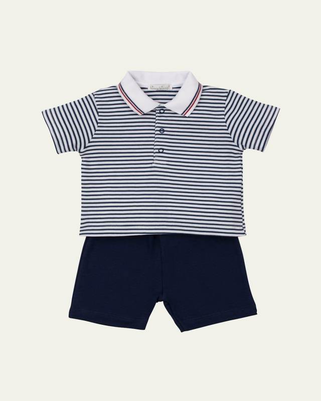 Boy's Bold Stripes & Bright Stars Set, Size 3M-24
